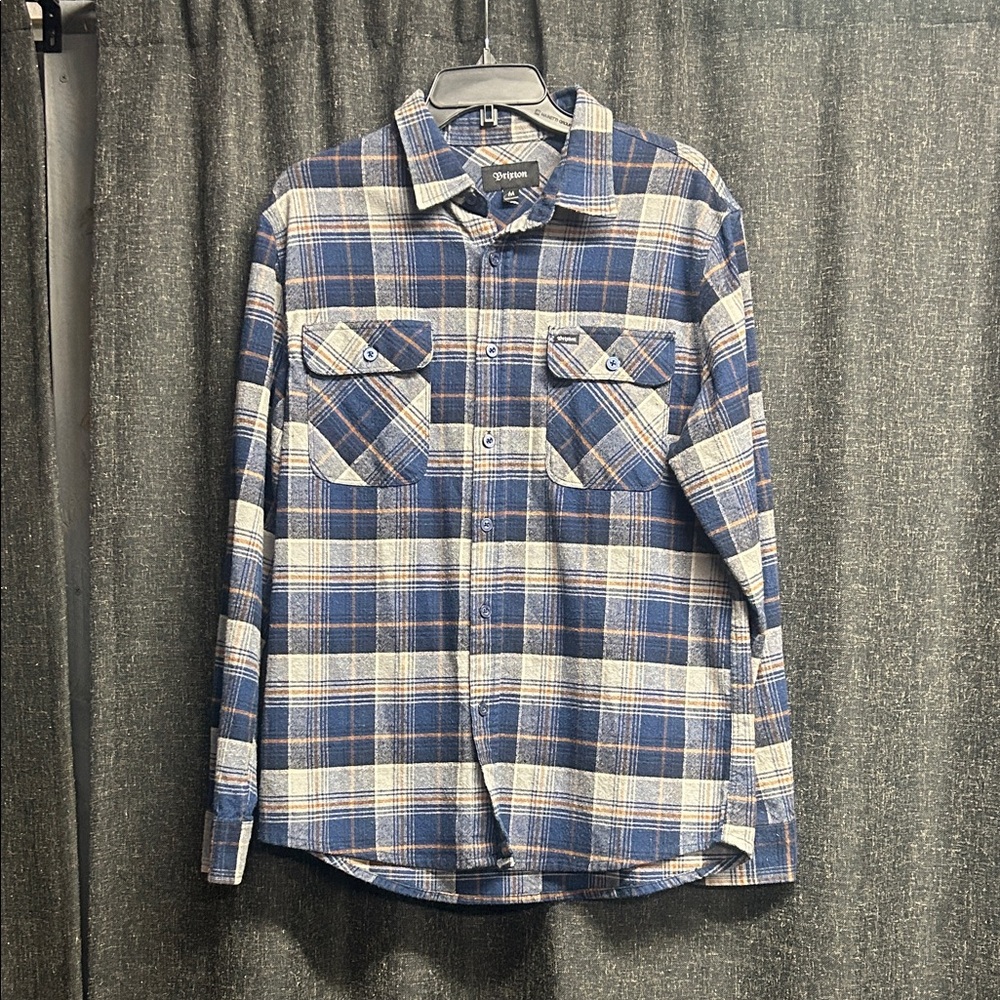 Brixton Blue Plaid Men's Shirt